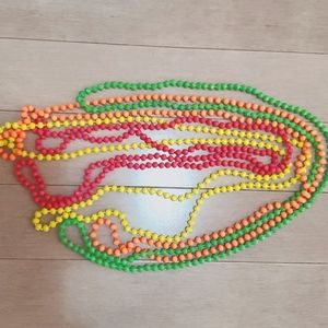 Neon bead necklace